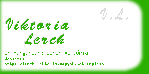 viktoria lerch business card