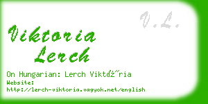 viktoria lerch business card